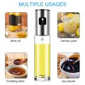 Barbecue Glass Mixing Condiment Bottle Vinegar Soy Sauce Spray Oiler Seasoning Condiment Bottle kitchen set Oil Dispenser.