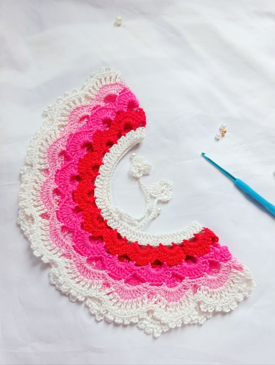 Kushikatar%20gola%20Crochet%20baby%20neck%20for%20any%20size%20made%20by%20the%20thread%20of%20Nine%20best%20for%20summer%20baby%20girls%20Handmade%20Fashionable%20cute%20Crochet%20Baby%20Neck%20Design%20dress%20for%20girls%201%20peices%20white%20and%20Green%20Colour%20Kushikatar%20jamar%20gola%20crochet%20baby%20neck%20kushikatar%20gola%20-%20Image%203