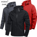 Men's Outdoor Waterproof Raincoat Lightweight Raincoat with Hood streetwear Hiking Windproof Jacket Climbing Outdoor Jackets.