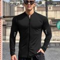 spring autumn Jacket Men Fitness Sportswear Gym Training long sleeve Sweatshirt Jogging Male coat Cardigan zipper running Jacket. 