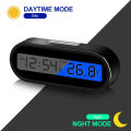 Time/temperature Car Instrument Mini Car Electronic Clock Time Auto Clocks Luminous Thermometer Lcd Backlight Digital Display. 