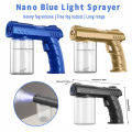 280ML Nano Blue Light Sprayer Barber Wireless Aftershave Steam USB Electric Spray Disinfection Gun For Garden Atomizer Tools. 