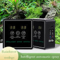 Touch Screen Automatic Mist Rainforest Spray Intelligent Ecological Cylinder Electronic Timer Sprinkler System Kit Control. 