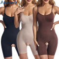 Women Seamless Bodysuit Compression Open Crotch Shapewear Push Up Belly Tightening Corset Slimming Butt Lifter Full Body Shaper. 