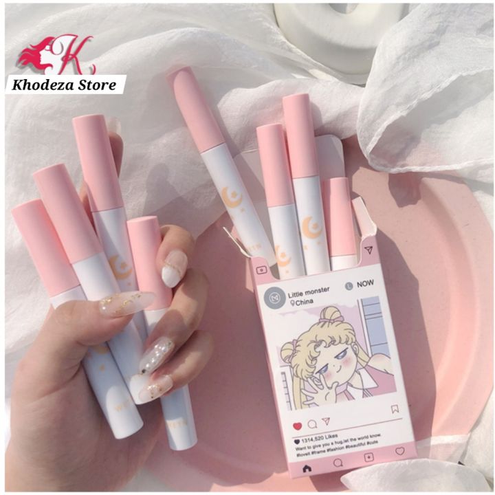 8 Pcs Little Monster Cigarette Velvet Matte Lipstick ( Full Box )