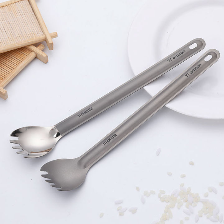 Tiartisan%20Ultralight%20Titanium%20Spoon%20Spork%20Long%20Handle%20Tableware%20Outdoor%20Camping%20Portable%20Matte%20Polished%20Dinner%20Cutlery%20-%20Image%205