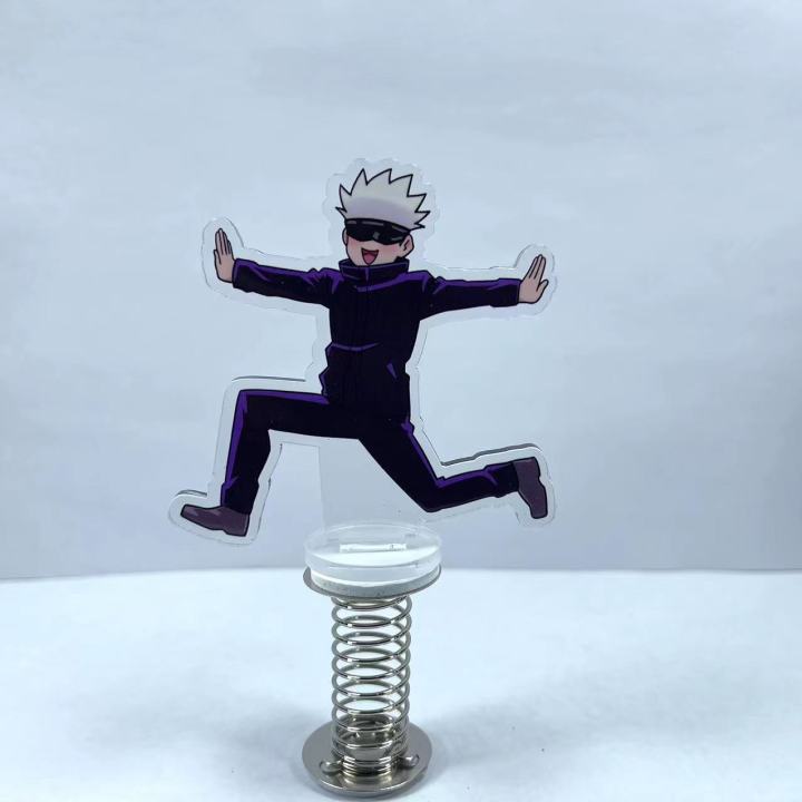 Jujutsu Kaisen Gojo Satoru Anime Cosplay Shake Stand Model double-sided Brand Transparent Acrylic Desk Ornament