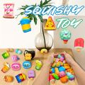 12pcs Mini Squeeze Toys, School and Birthday  Pack with Various Food &Fries Slow-Rising Squishy Toys,Random Styles Christmas. 