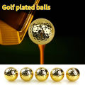 Golf Plated Balls Double Layer Competition Balls Gold Plated Balls  Balls Gold Plated Silver Plated Blue Plated Powder Balls. 