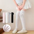 Korean Knee High Sock for Girls Spring Autumn Kids Sweet Fashion Bow Stockings Cotton Soft Children's Princess Long Sock 3-8Yrs.