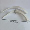 Adjustable Collar Support Brace - Invisible Neckline Enhancer for Shirts & Suits, Durable Plastic, Hand.