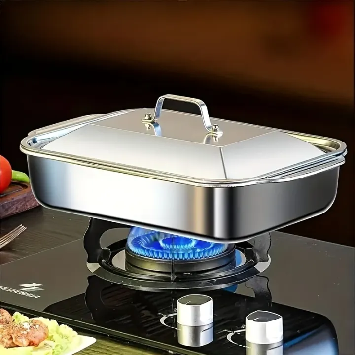 Stainless%20Steel%20Covered%20Roaster%20Pan%20Thickened%20Nonstick%20Oven%20Safe%20with%20Heat%20Resistant%20Handles%20for%20Grilling%20Baking%20Buffet%20Serving%20-%20Image%203