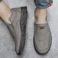 Men Leather Casual Shoes Breathable Loafers Men Sneakers 2024 New Male Comfortable Leather Flat Footwear Sneakers Men Shoes.