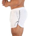 GITF Mens Gym Training Shorts Men Sports Casual Clothing Fitness Workout Running Grid Quick-Drying Compression Shorts Athletics.