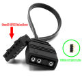 For Coolmoon Fan Controller 5V ARGB 3Pin to Small 4Pin/6Pin Adapter Cable Cord Mini Control HUB Supply RGB SYNC Adapter. 