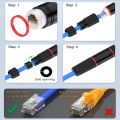 RJ45 Connector Waterproof IP67 Ethernet Network Cable Connector Coupler Outdoor Lan Coupler Adapter Female for Cat5e CAT6.