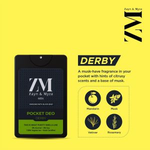 zm Derby pocket Deo  Purfumr 18 ml men