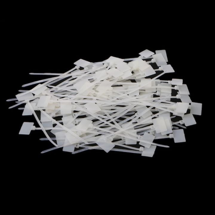100%20Pcs%20White%20Plastic%20Nylon%20Mark%20Tags%20Label%20Sticker%20Cable%20Zip%20Ties%202x11cm%20-%20Image%206