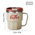 304 Stainless Steel Thermal Water Cup With Handle Portable Double Wall Insulated Mug Sealed Drinking Cup For Cold And Hot Drinks. 