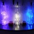 10 20 30 LED 1M 2M 3M Cork Shaped Silver Copper Wire String Fairy Light Wine Bottle for Glass Craft Christmas DIY Party Decor. 