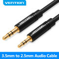 Vention 3.5 to 2.5 Aux Cable Jack 3.5 mm to Jack 2.5 mm Audio Cable Jack 3.5 for Headphone Aux Speaker Connector Cord 2.5 to 3.5.