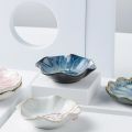 Lotus Leaf Shape Jewelry Tray Ceramic Organizer Necklace Earrings Bracelet Display Packaging Dipping Dish Home Decor Kitchen. 