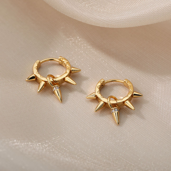 Punk%20Spike%20Rivet%20Hoop%20Earrings%20For%20Women%20Stainless%20Steel%20Huggie%20Earrings%20Ear%20Cuff%20Piercing%20Earring%20Gothic%20Jewelry%20Accessories%20-%20Image%205