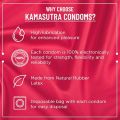 Pack of 10 Kamasutra Strawberry Flavoured Condoms. 