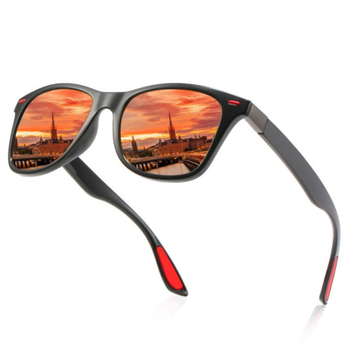 Fashion Classic Polarized Sunglasses Men Women Square Sun Glasses Anti