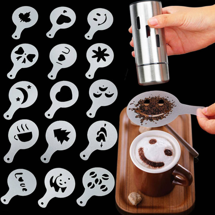 Latte Art Template, Coffee Decorating Tool, Beginner Barista Homemade Coffee Tool