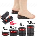 Height Increase Insoles for Men Women Heel Shoe Lift Insert Air Cushion Heightening Insoles Adjustable Shock Absorbing Foot Pad. 