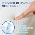Bath Pillow Bathtub Pillow, Luxury Bath Pillows for Tub Neck and Back Support, Bath Tub Pillow Headrest with Soft 4D Mesh.