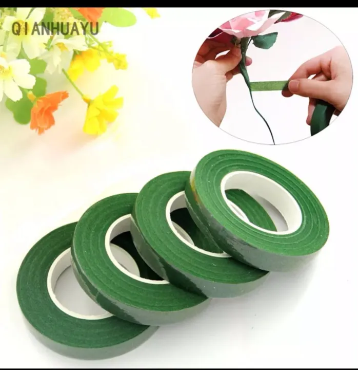 12%20Pcs%20Floral%20Tape%20Florist%20Stem%20Wrap%20Green%20Tape%20for%20Bouquet%20Flowers%20and%20Crafts%20Making%20-%20Image%203