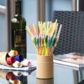 50 Pcs Cocktail Umbrella Drinking Straw Assorted Party/BBQ/Hawaiian Theme Straws. 