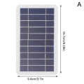 Solar Panel With USB Outdoor Hiking And Camping Portable Battery Mobile Phone Charging Bank Charging Panel.