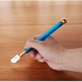 Glass cutter/ High Quality Oil Feed, Glass Cutter Pen, Diamond Glass Cutter Pencil For Glass Side, Test Tube, Glass Pipette ( 178mm silver). 
