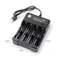 18650 Battery Charger 1 2 4 Slots AC 110V 220V For 18650 10440 14500 16340 16650 14650 3.7V Rechargeable Lithium Battery Charger. 