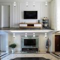 Led Ceiling Light Spot Light Focus Light 220V Track lights 12watt Aluminum Body Wall lamp rail for living room kitchen home office shop store surface mounted Used). 