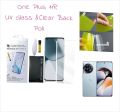One Plus 11R UV Tempered Glass & Clear Back Poli 2in1 Combo Pack. 