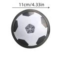 SOCCER BALL KIDS TOY AIR FLOATING SOCCER BALL WITH LED LIGHT SOFT BUMPER INDOOR OUT DORR HOVER BALL GAME. 