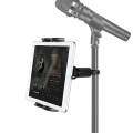 Universal Tablet Stand 4-13" Adjustable & Phone Mount Holder for Motorcycle Bike Microphone Tripod, Heavy Duty Bracket with 360°.