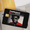 The Weeknd After Hours Fashion Waterproof Scratch Pattern New Stickers Decoration 4 PCS Card Cover. 