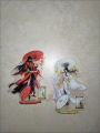 2Pcs Tian Guan Ci Fu Ring Heaven Official’s Blessing Hua Cheng Xie Lian Cosplay Stand Acrylic Figure Standing Desk Decoration. 