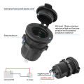 Cigarette Lighter Socket Car Marine Motorcycle ATV RV Lighter Socket Power Outlet Socket Receptacle 12V Waterproof Plug. 