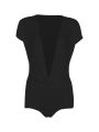 Weird Puss  Coquette Romper Women Shorts Sleeve Deep V-Neck Patchwork Knot Ruched Sash Midnight Club Skinny Street Playsuits. 