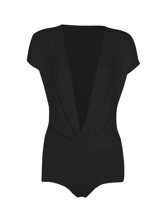 Weird%20Puss%20%20Coquette%20Romper%20Women%20Shorts%20Sleeve%20Deep%20V-Neck%20Patchwork%20Knot%20Ruched%20Sash%20Midnight%20Club%20Skinny%20Street%20Playsuits%20-%20Image%207