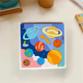 Wooden Creative Universe Puzzle, Planet Puzzle Building Blocks, Children's Educational Toys, Early Childhood Learning. 