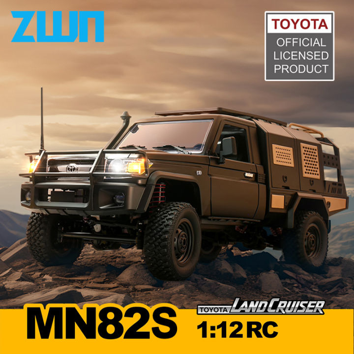 ZWN MN82 MN82S LC79 1/12 Full Scale RC Pickup Short Truck 4WD Remote Control Climbing Off-road Car Toys for Kids Christmas