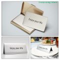 1Pcs Stainless Steel Business Card Blanks Laser Engraving Office DIY Cards Engraver Compatible Business Cards. 