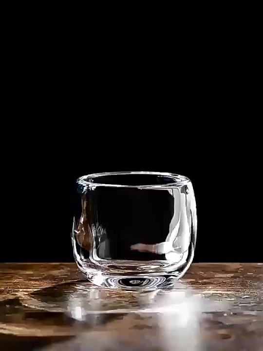 80ml Crystal Glass Tea Cup Thickened Wine Cup Transparent Master Cup Wholesale Cups Single Tea Set Glass Cups s for Wedding